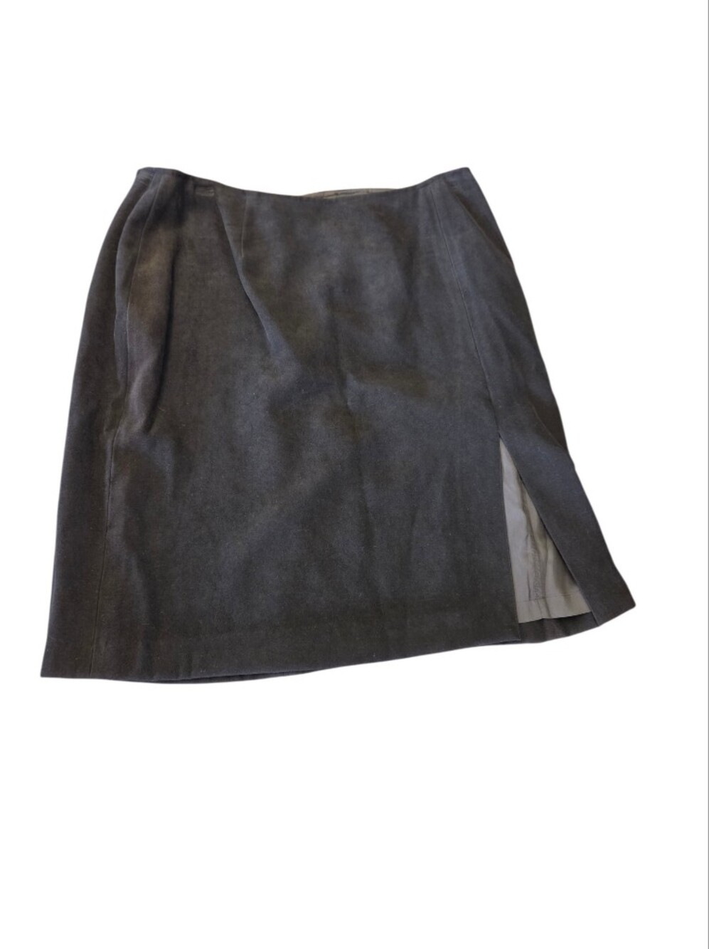 Brown Textured Mini Skirt